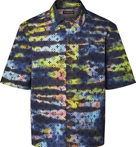 tie dye louis vuitton shirt